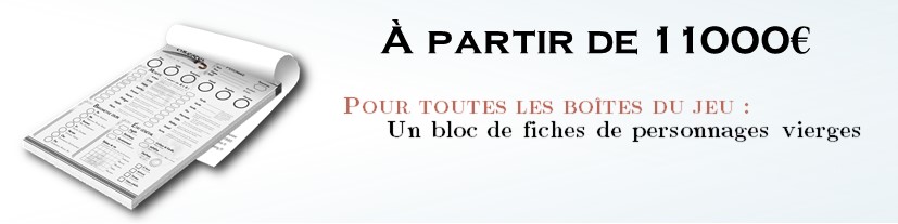 Bloc fiche de personnage