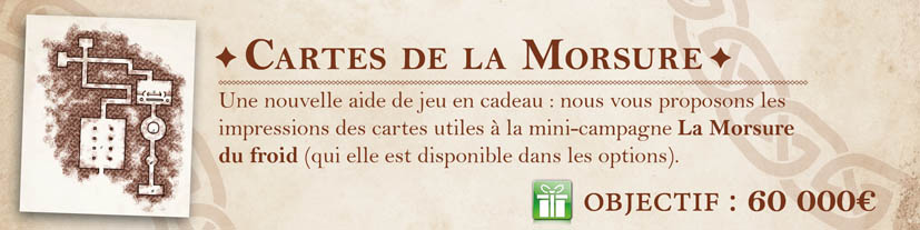 60k Cartes du scénario de La Morsure du froid (kdo)