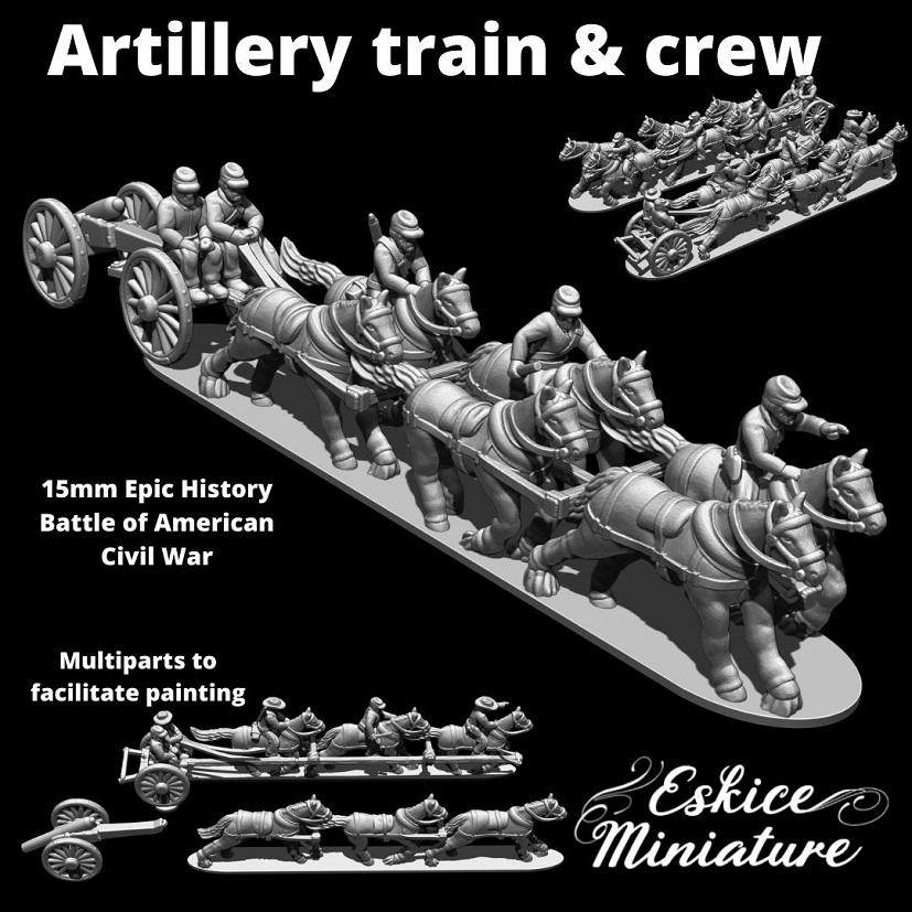 Artillery train & crew !