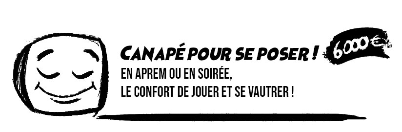 Un canapé pour se poser !