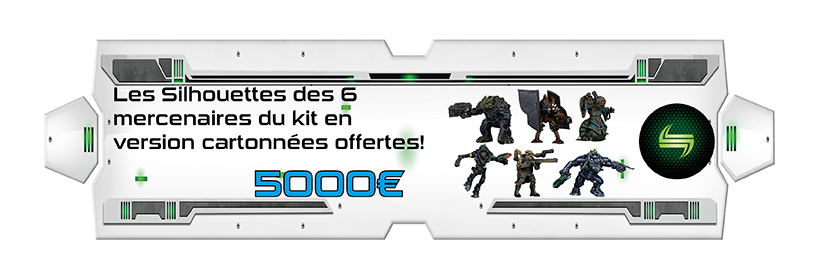 silhouette mercenaire kit de mission