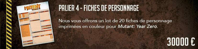 Fiches de personnage