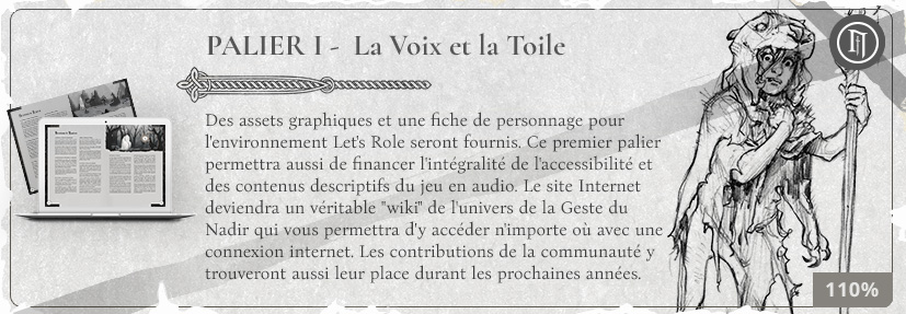 I - La Voix et la Toile / 110 %