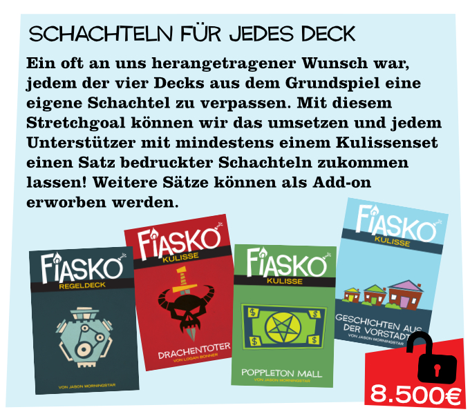 Schachteln für jedes Deck
