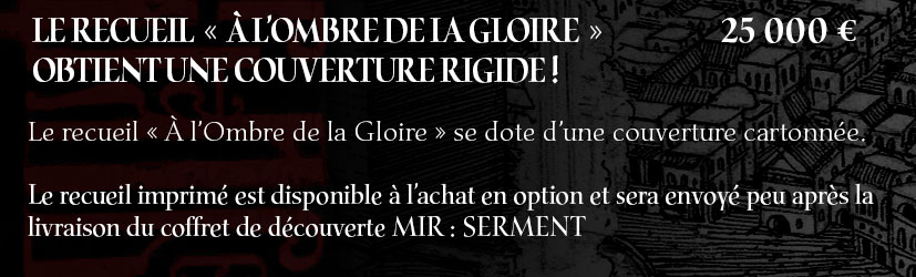 Recueil scénario imprimé (couverture rigide)