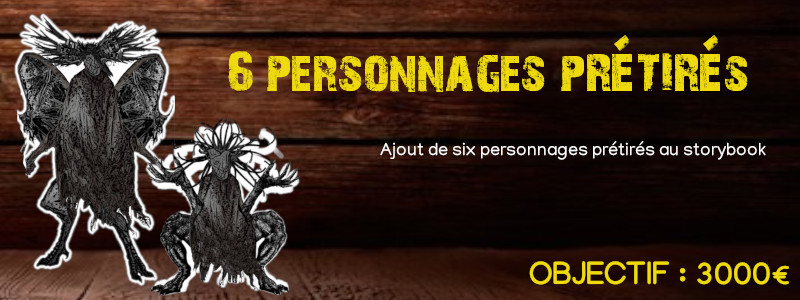 6 Personnages prétirés dans livre des règles