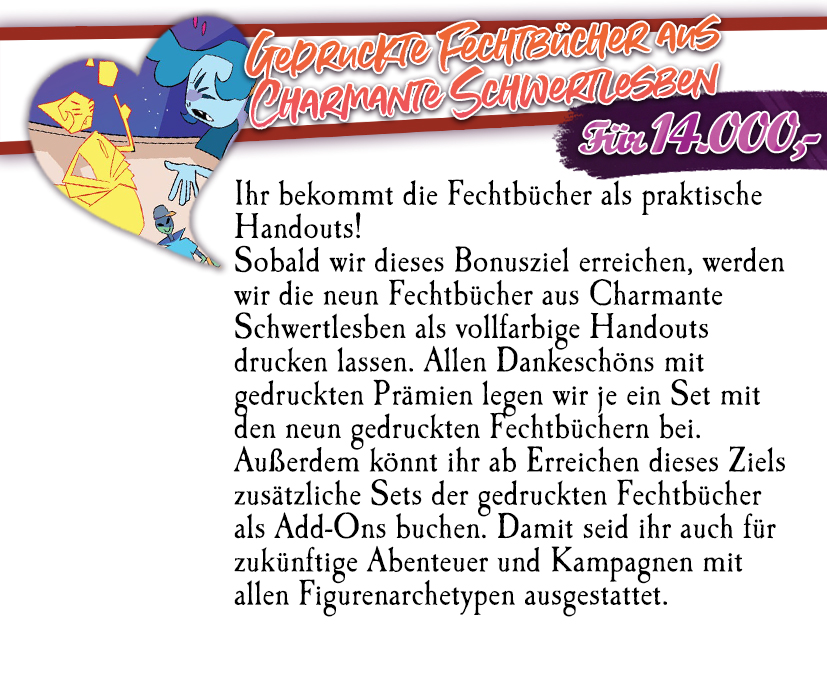 Gedruckte Fechtbücher aus Charmante Schwertlesben