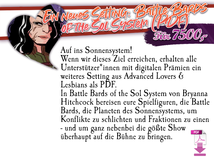 Ein neues Setting: Battle Bards of the Sol System (PDF)