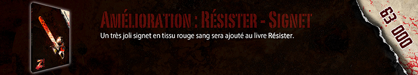 Résister - Signet en tissu