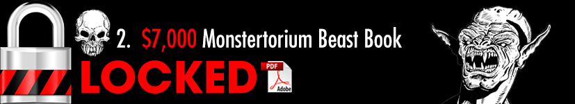 2.  $7,000 Monstertorium - RED - LOCKED