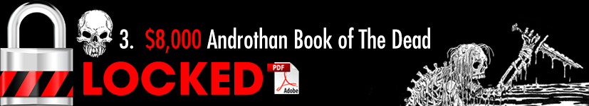 3.  $8,000 Book of The Dead - RED - LOCKED