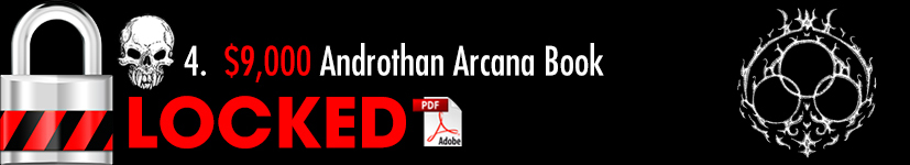 4.  $9,000 Arcana Book - RED - LOCKED