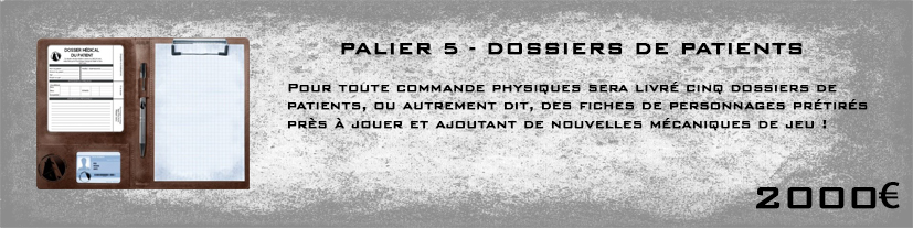 Pallier 5 - Ajout de 5 fiches 