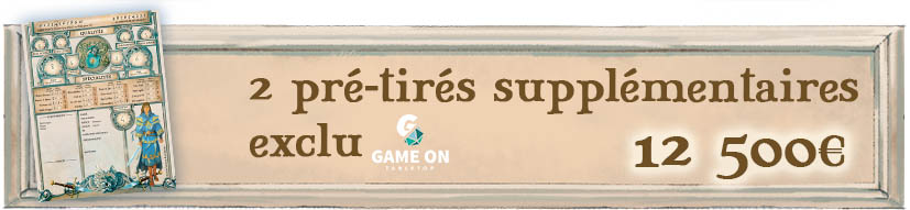pré-tirés supplémentaires