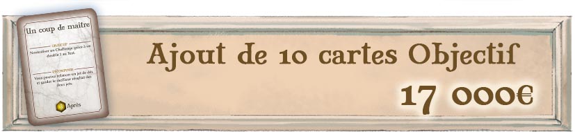 Ajout de 10 cartes objectifs