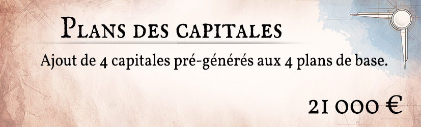 Plans et présentations de capitales