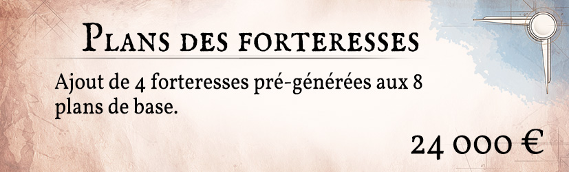 Plans et présentations de Forteresses