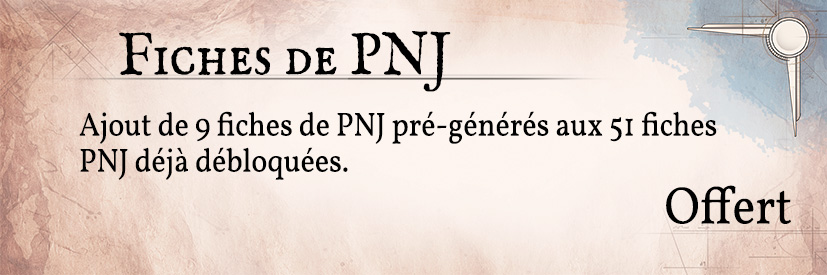 Fiche de PNJ