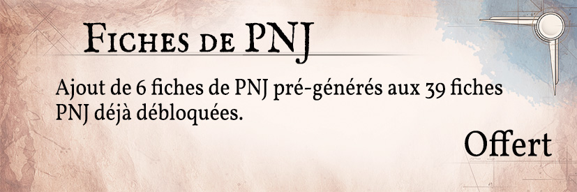 Fiche de PNJ
