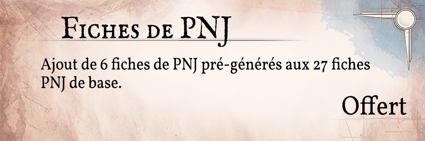 Fiche de PNJ