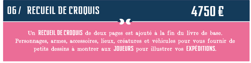 Palier 6 : Recueil de croquis ajouté