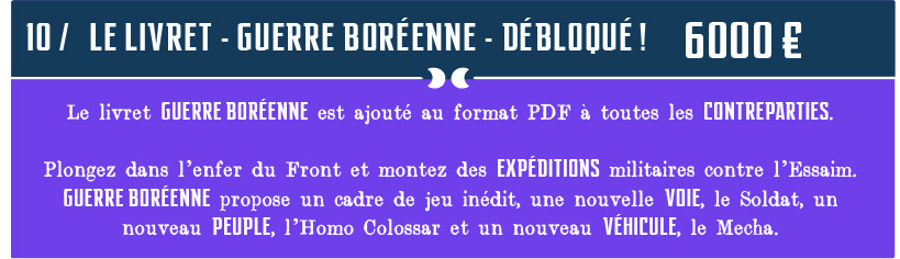 Palier 10 : Guerre Boréenne