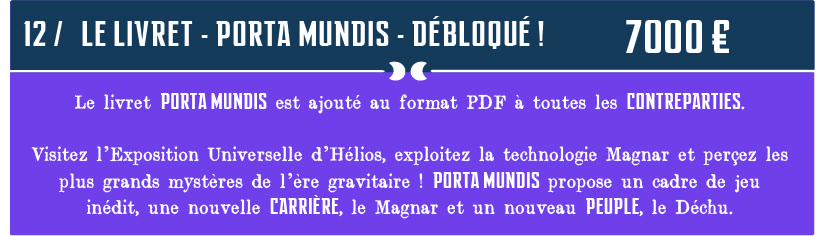 Palier 12 : Livret Porta Mundis