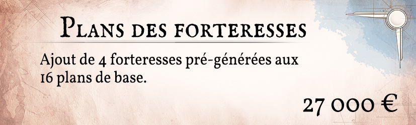 Plans et présentations de Forteresses