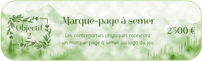 Des marque-page à semer