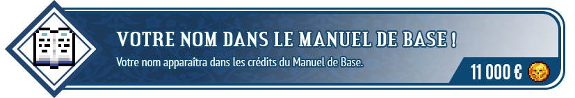 Votre nom dans le manuel de base !