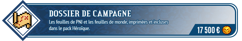 Dossier de campagne