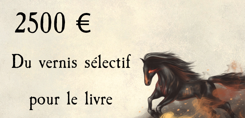 Nous rajoutons un vernis sélectif