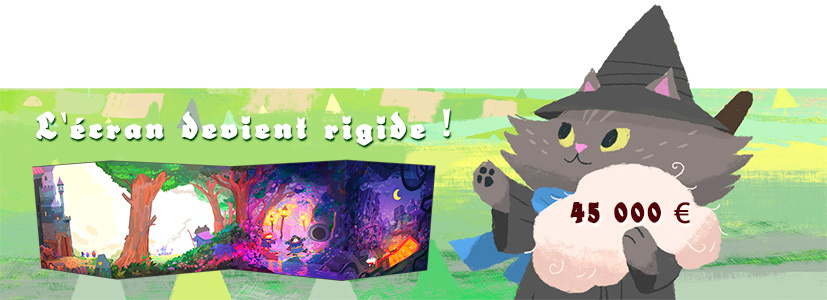 L'écran devient rigide !