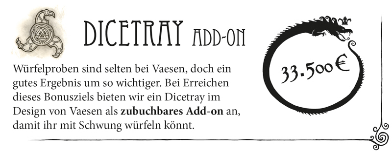 Dicetray als Add-on