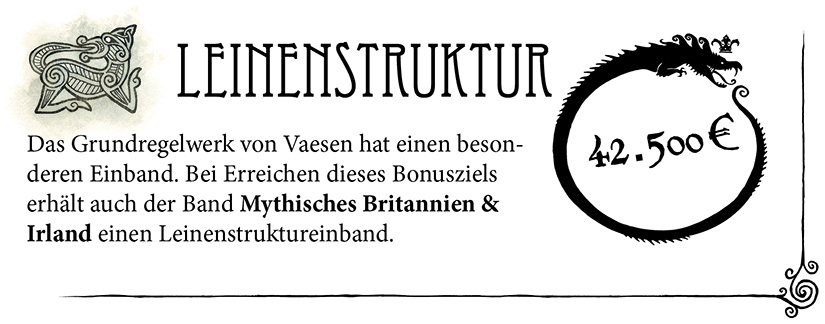 Leinenstruktureinband für Mythisches Britannien und Irland (1)