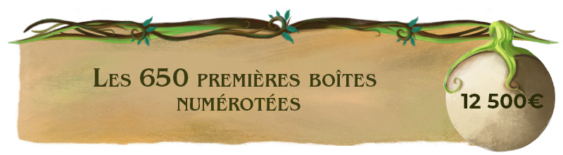 Les 650 premières boîtes numérotées