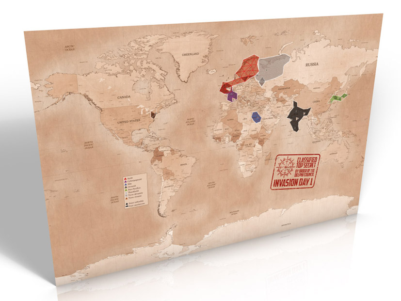 Torg Eternity - Carte poster A2 de l'invasion