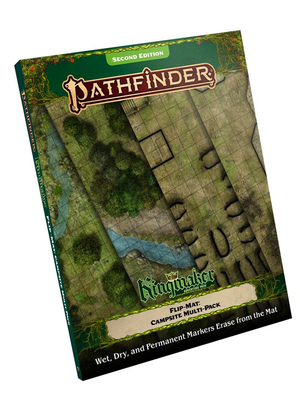 Pathfinder 2 - Kingmaker 10ème anniversaire - Flip-Mat Multi-Pack - Campsite + PDF
