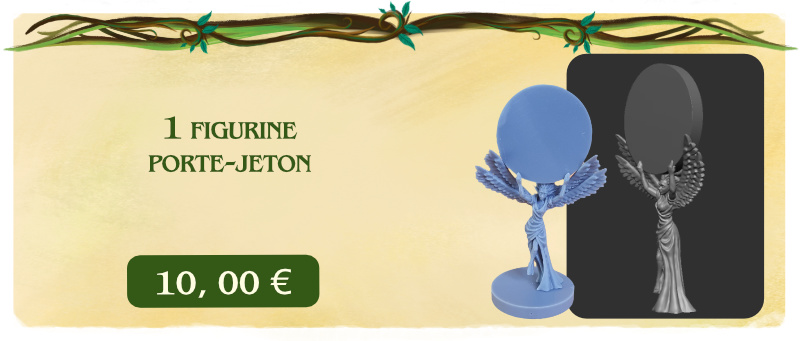 Figurine porte jeton