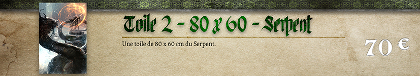 Toile 02 Serpent - 80 x 60