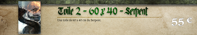 Toile 02 Serpent - 60 x 40