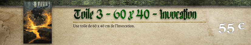 Toile 03 Invocation - 60 x 40