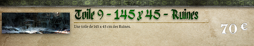 Toile 9 - Ruines 145 x 45