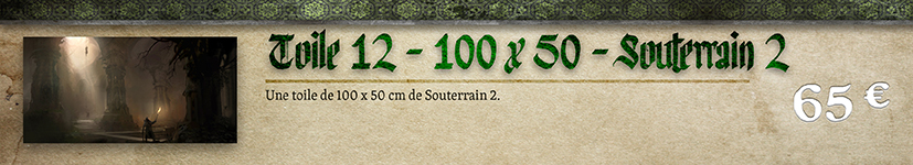 Toile 12 Souterrain 2 100 x 50