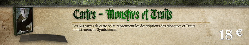 Cartes Monstres et Traits