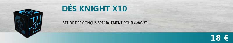 Set de 10 dés Knight