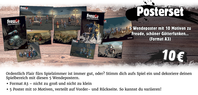 Posterset für Freude, schöner Götterfunken…