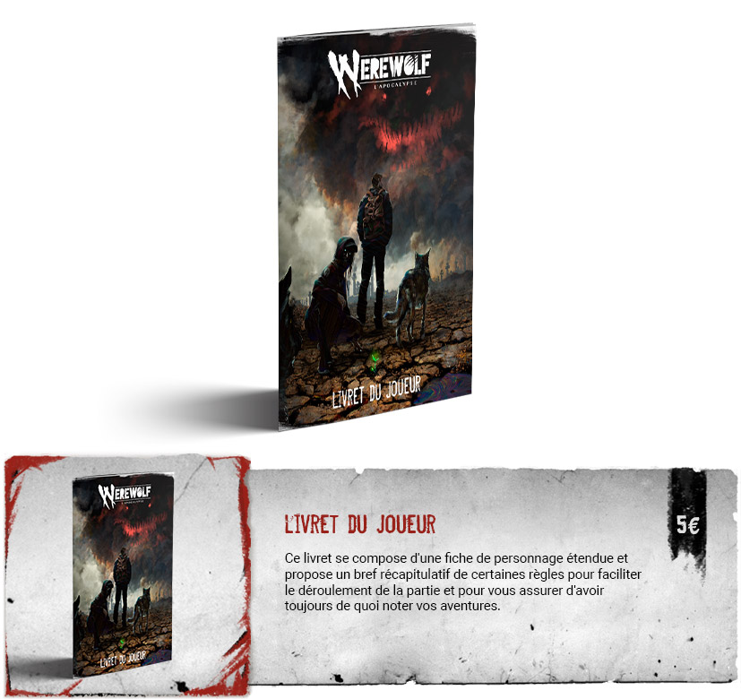 Livret du Personnage