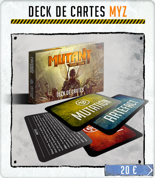 Mutant: Year Zero - Deck de cartes