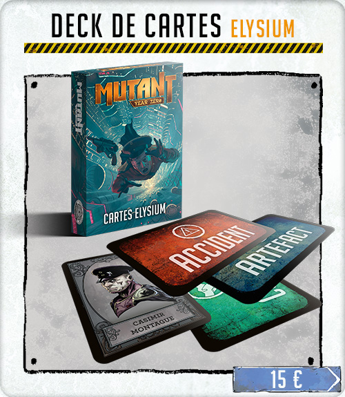 Mutant: Year Zero - Deck de cartes Elysium